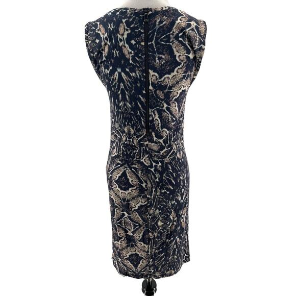 Haute Hippie Women's Black Marbled Sleeveless Sheath Dress Size Large - Picture 4 of 7